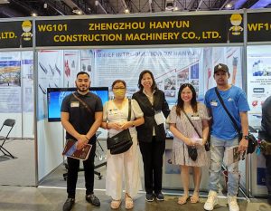 Hanyun hydraulic breaker participated in the Indonesian exhibition